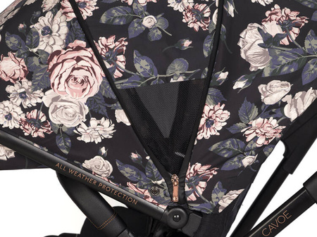 Cavoe Axo Style Wózek Głęboko-Spacerowy 2w1 + Torba + Adaptery La Rose