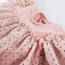 Eevi ,Daisy Sukienka z krótkim rękawem- jasny róż r.98