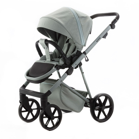 Adamex Delta Natura 4 Wózek Głęboko-Spacerowy Mint