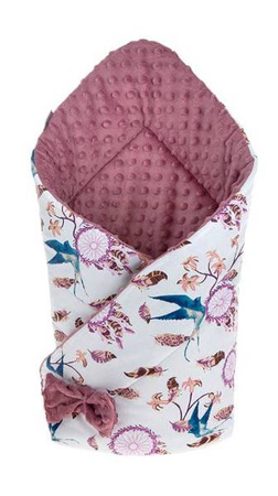 Bocioland Minky Rożek 80x80 Jaskółki BOC0239