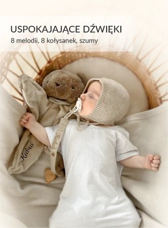 Szumisie Dou Dou Szumiąca Przytulanka 7w1 App - Miś