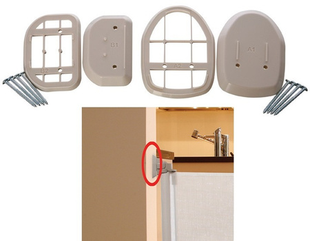 Dreambaby Dystans Do Bramki Roll Up - Biały