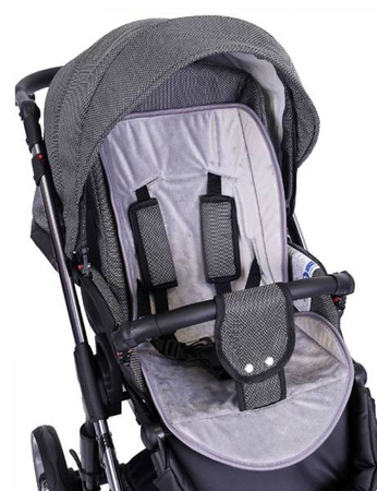 Kunert Tiaro Premium Wózek Głęboko-Spacerowy 2w1 Brąz + Krem Grafitowa Rama Koła Żelowe