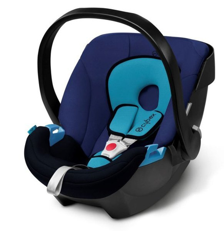 Cybex Aton Fotelik Samochodowy 0-13 kg Blue Moon + Cybex Baza Aton 2-Fix