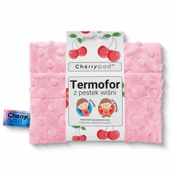 Cherrypad Minky Termofor z Pestek Wiśni Jasny Róż