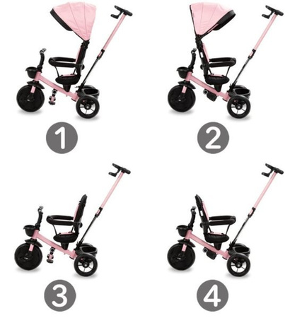 Kidwell Axel Rowerek Trójkołowy Charmy Pink