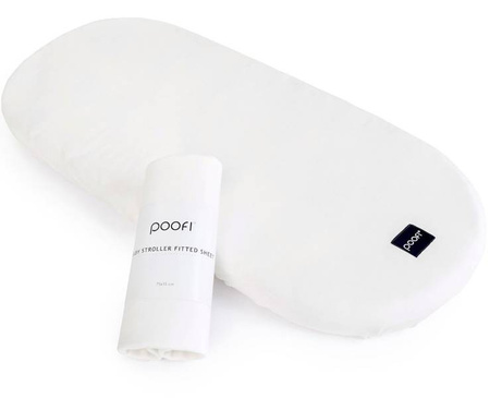 Poofi Prześcieradło Organic&Color 60x120 Śmietanka PF 469