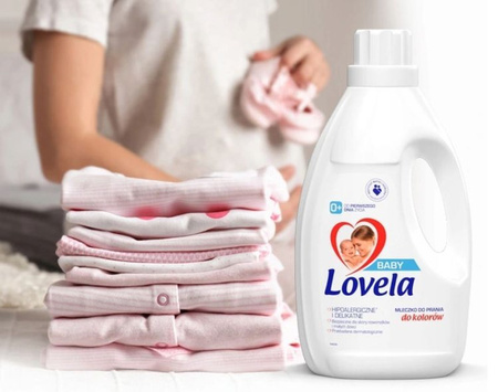 Lovela Baby Hipoalergiczne Mleczko Płyn Do Prania 1,45L Kolor