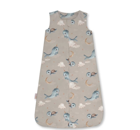 Waldin Śpiworek 2.5 TOG Wieloryb Ciemno Beżowy Rozmiar M