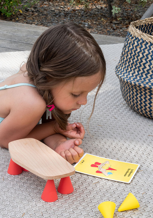 OPPI Kreatywny zestaw konstrukcyjny mały Piks Small 24 el. + Zestaw 24 kart kreatywnych 3+