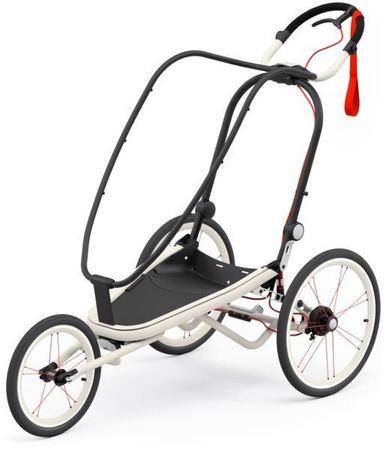 Cybex Zeno Stelaż Przyczepki Do Biegania Do Roweru Cybex Sports Kremowa z Pomarańczowymi Detalami