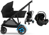 Cybex E-Gazelle S Wspomagany Wózek Głęboko-Spacerowy + Avionaut Pixel Pro 2.0 C Fotelik Samochodowy