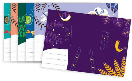 Janod Zestaw Kreatywny Przestrzenne Kartki Pop-Up 3D Zwierzęta 6+