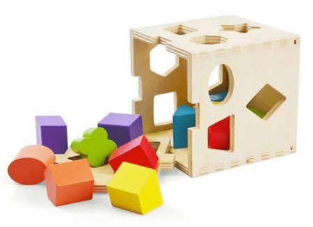 Kostka Sorter Drewniany AC7662