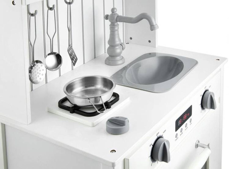 HyperMotion Drewniana Kuchnia Dla Dzieci + Akcesoria