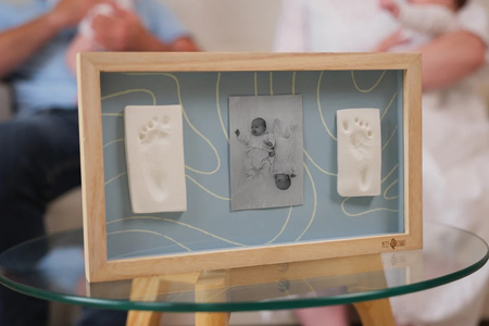 Petit Artichaut Ramka Na Dwa Odciski I Zdjęcie Fale