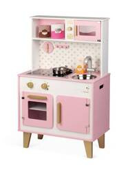 Janod Candy Chic Duża Kuchnia Drewniana z Dźwiękiem i Akcesoriami