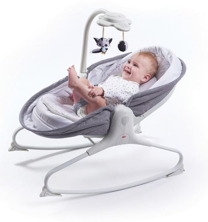 Tiny Love Wielofunkcyjny Leżaczek-Bujaczek z Funkcją Krzesełka 3w1 Grey