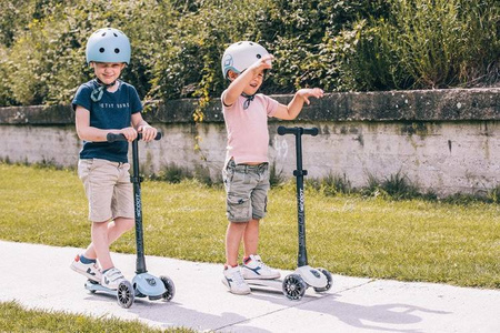 Scootandride Highwaykick 3 LED Hulajnoga Składana ze Świecącymi Kółkami 3+ Ash