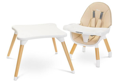 Caretero Tuva Krzesełko do Karmienia Beige