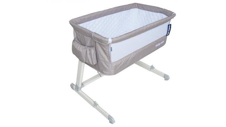 BABY MIX ŁÓZECZKO DOSTAWNE PRZYSTAWKA Szary