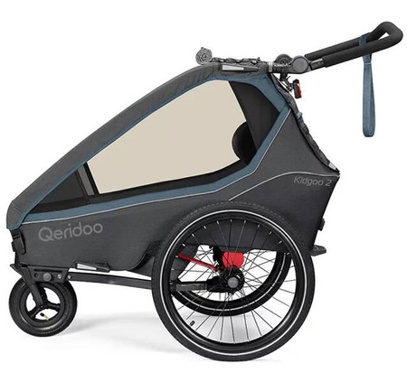 Qeridoo Kidgoo2 Przyczepka Rowerowa Navy Blue