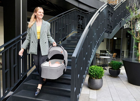 Kinderkraft Everyday Wózek Wielofunkcyjny 2w1 Light Grey