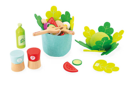Janod Filcowy Zestaw Do Przyrządzania Sałatki 3+