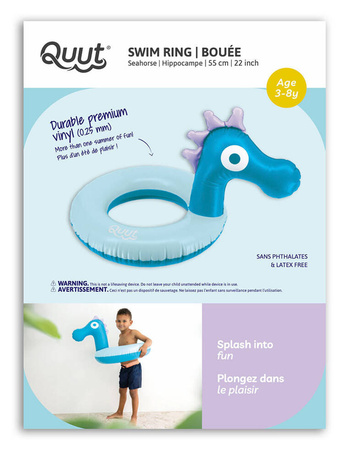 QUUT Kółko do pływania średnie Ø 50 cm Konik morski