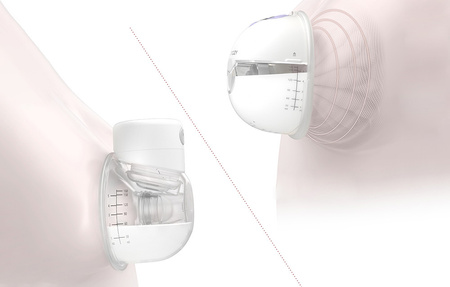 Momcozy Laktator Podwójny M5 Liliowy