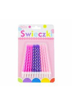 Godan Świeczki Urodzinowe W Groszki