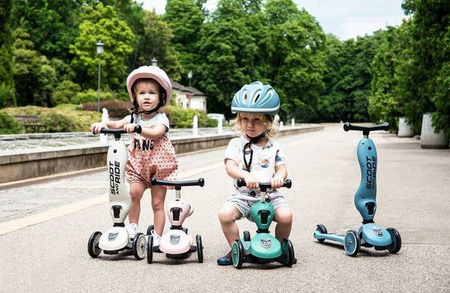 Scootandride Highwaykick 1 2w1 Jeździk i Hulajnoga 1-5 lat + Plecak Rose