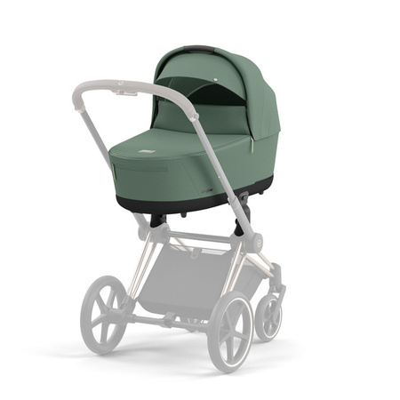 Cybex e-Priam 4.0 Wózek Głęboko-Spacerowy + Cloud T I-Size Fotelik + Baza Leaf Green