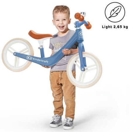 Kinderkraft Fly Plus Rowerek Biegowy Saphire Blue