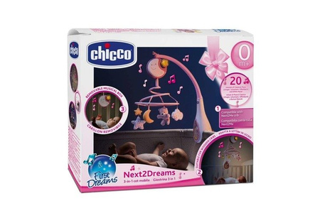 Chicco Next 2 Dreams Karuzela Różowa NEON