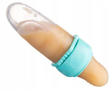 Canpol babies Tubka silikonowa do podawania musu i owoców 56/110_tur Turkus