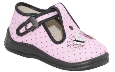 Zetpol Obuwie Dziecięce Daria Róż Kropki 20