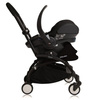 BeSafe Fotelik samochodowy iZi Go Modular + adaptery do wózka Babyzen czarny