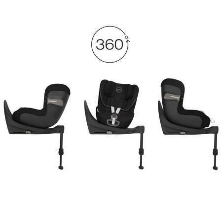 Cybex Sirona SX2 i-Size Fotelik Samochodowy 0-18kg Moon Black 2023