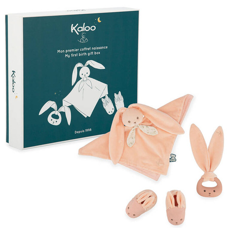 Kaloo Zestaw Prezentowy 3w1 Królik Brzoskwiniowy Kolekcja Lapinoo