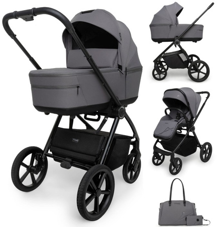 Muuvo One Wózek Głęboko-Spacerowy + Cybex Cloud G I - Size Fotelik Samochodowy