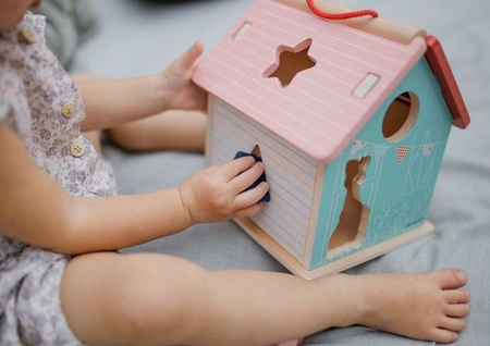 Janod Sorter Kształtów Domek Żyrafka Sophie