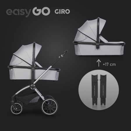 EasyGo Giro Wózek Głęboko-Spacerowy Cloudy Gray