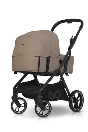 EasyGo Zoya Wózek Głęboko-Spacerowy 2w1 Z Torbą Golden Beige