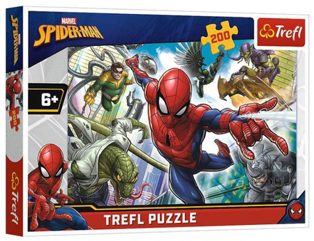 Trefl Puzzle 200 el Spiderman Urodzony bohater