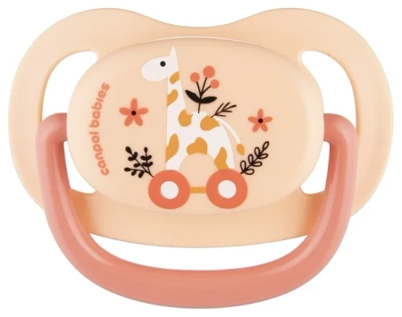 Canpol Babies Toys - Smoczek Uspokajający Silikon 18 M+ Anatomiczny | Różowy