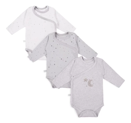 Eevi Body Tiny 3-pak Zakładane Długie Gwiazdki 68cm