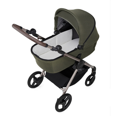 Anex IQ Premium New Transfarmation Wózek Głęboko-Spacerowy Richi + Cybex Aton B2 i-Size Fotelik Samochodowy 0-13kg + Baza One Volcano Black