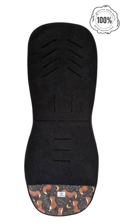 Simple Wool Extra Merry Wkładka Termoaktywna Antypotowa Do Wózka Czarne Lisy