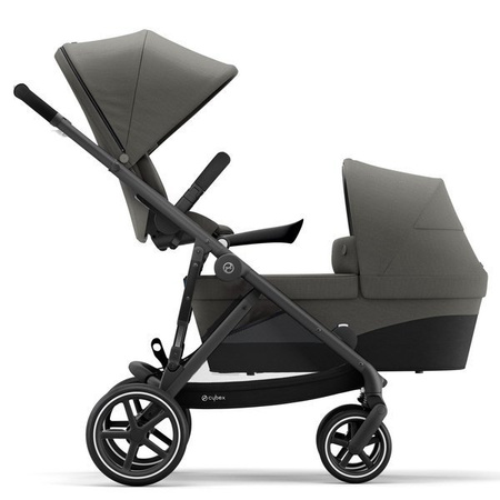 Cybex Gazelle S Wózek Bliźniaczy Soho Grey rama Black
